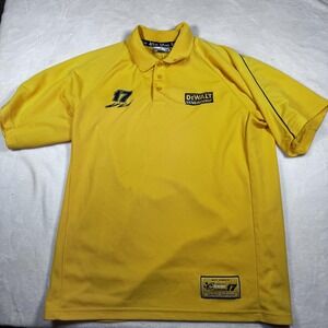Matt Kenseth Shirt Mens XL Yellow NASCAR Racing DeWalt‎ Polo Chase Authentics